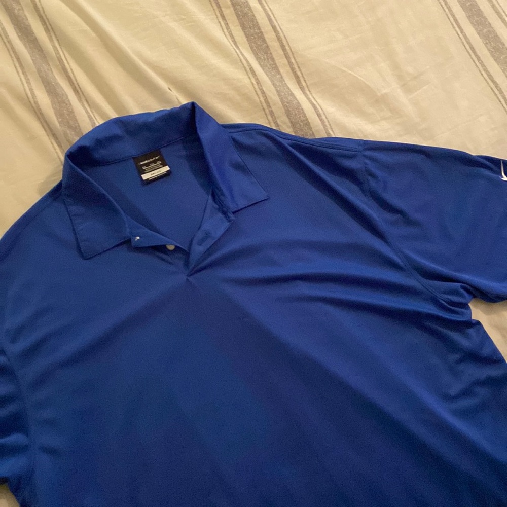 Mens Nike Dri-fit golf shirt